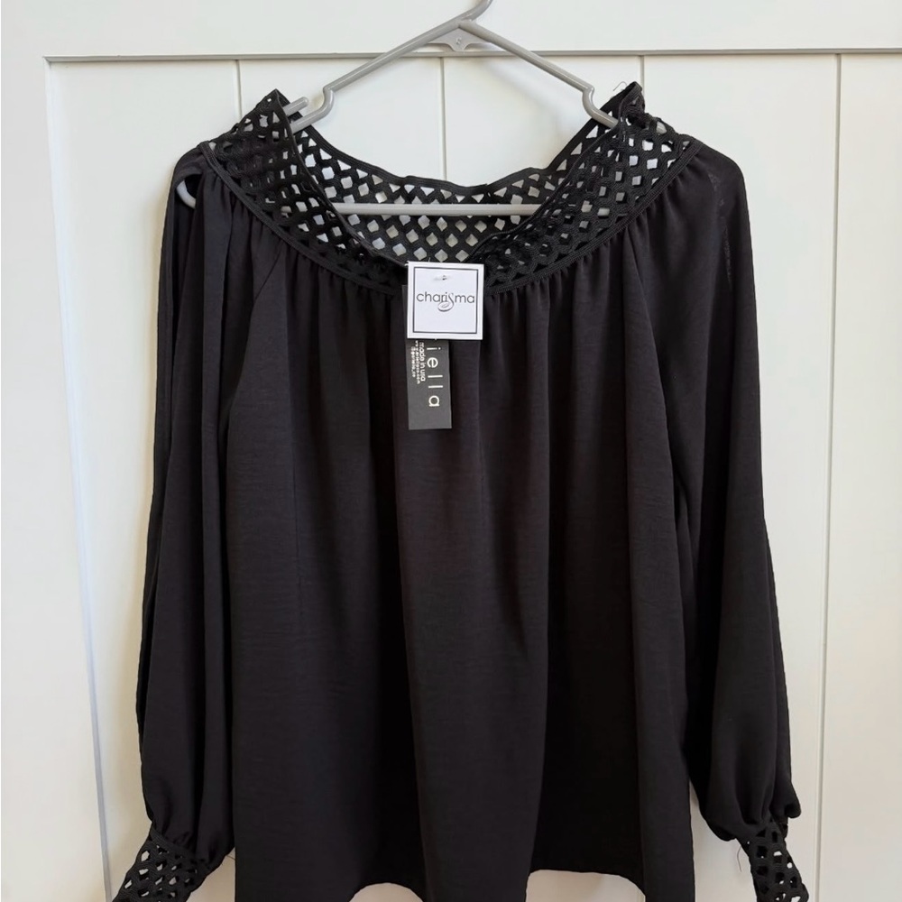 ARIELLA Black Women's Top